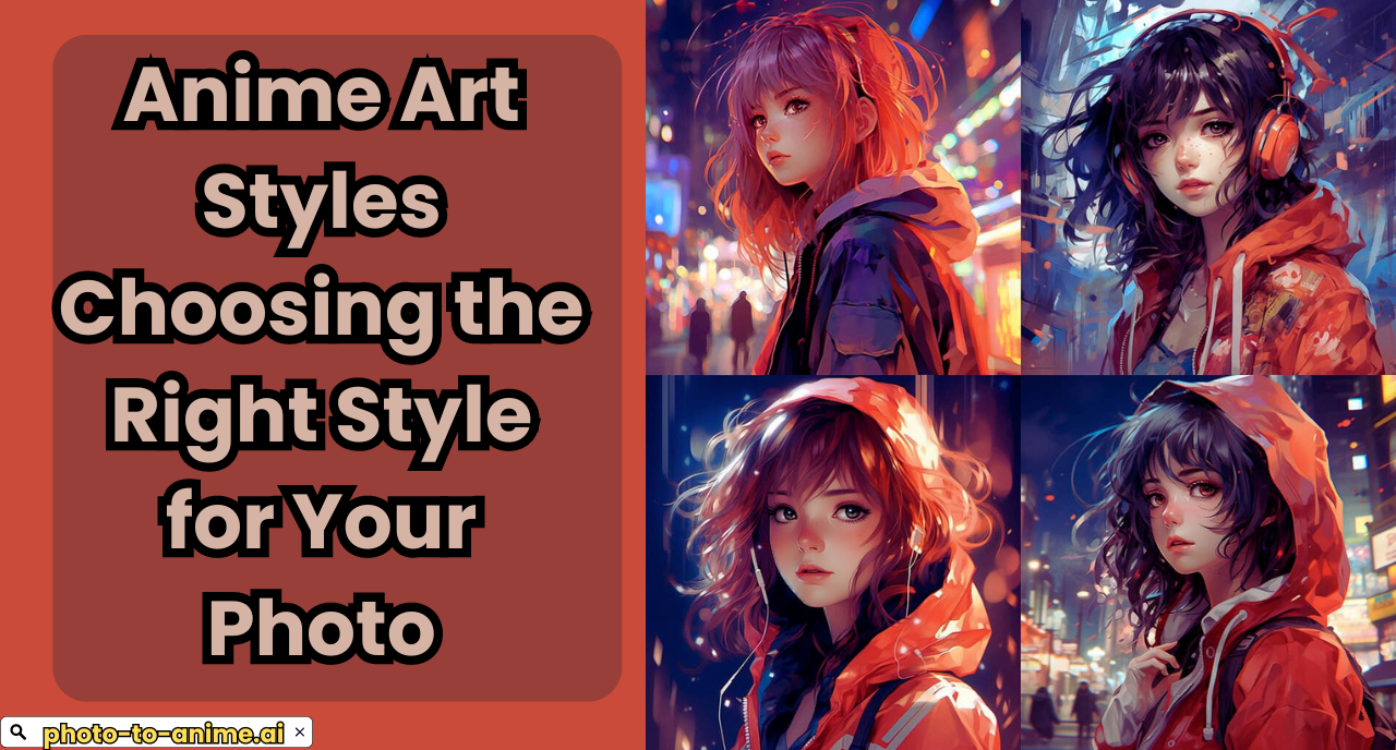 Anime Art Styles Choosing the Right Style for Your Photo