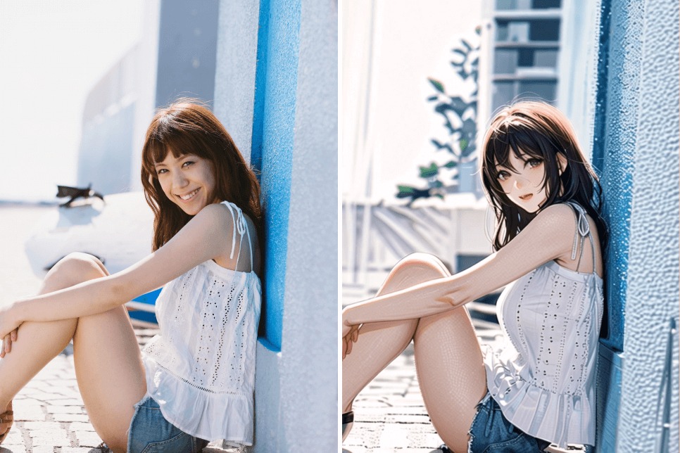 photo to anime